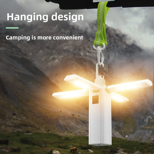 Outdoor Folding Camping Light Foldable Tent Lights for Camping Outdoor Folding Lights,Collapsible Wear-Resistant Outdoor Travel Lights Flashlight for Tent Hiking Camping