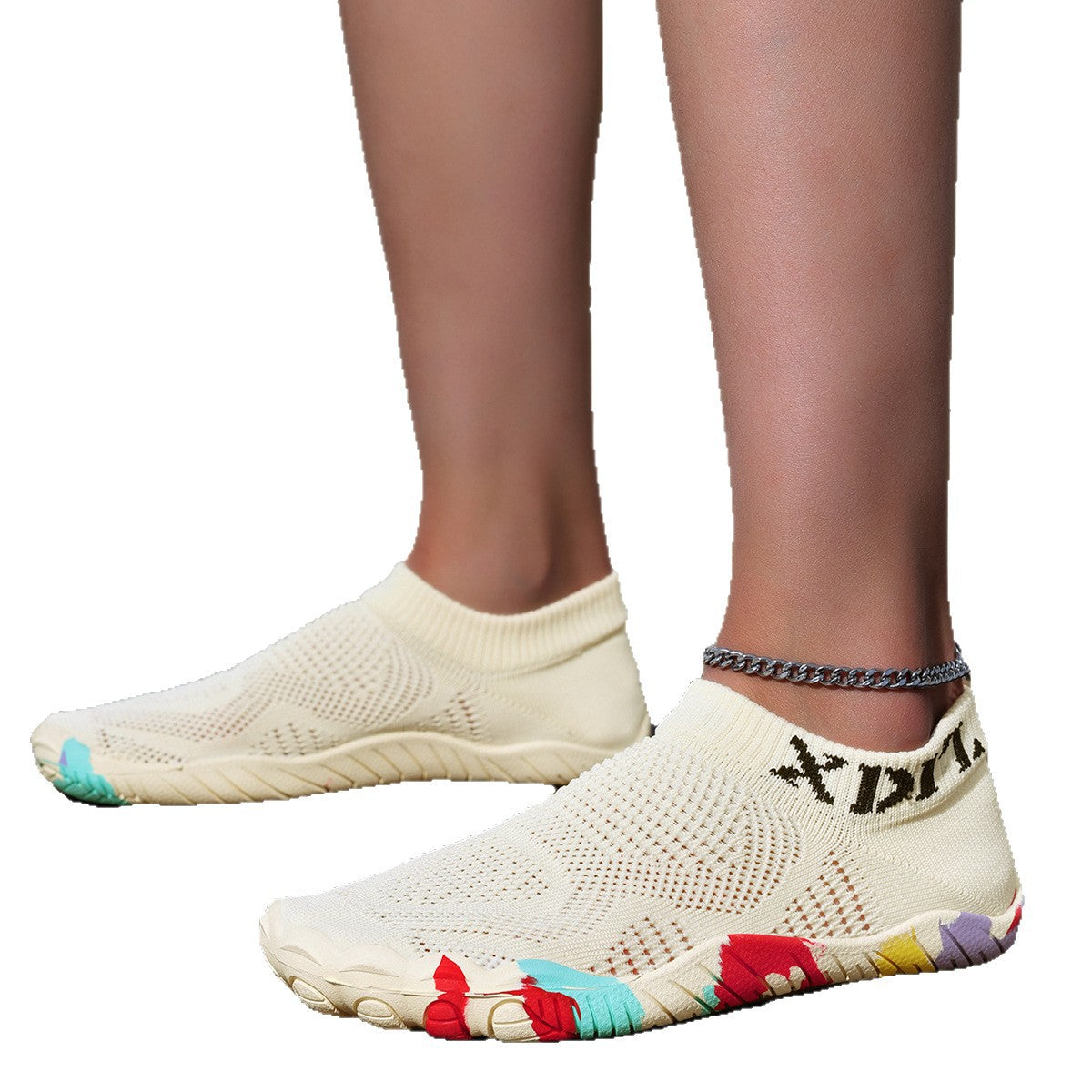 Water Shoes Women Barefoot Grounded Footwear for Women Men with Neuropathy Pool Shoes Wide Toe Box Sneakers Slip On Athletic Workout Gym Footwear Beach Swim Shoe Quick-Dry Breathable Lightweight
