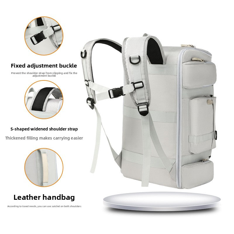 Travel Backpack Men's Backpack Large Capacity Travel BackPack  Women's Dry Wet Separation Luggage Bag