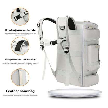Travel Backpack Men's Backpack Large Capacity Travel BackPack  Women's Dry Wet Separation Luggage Bag