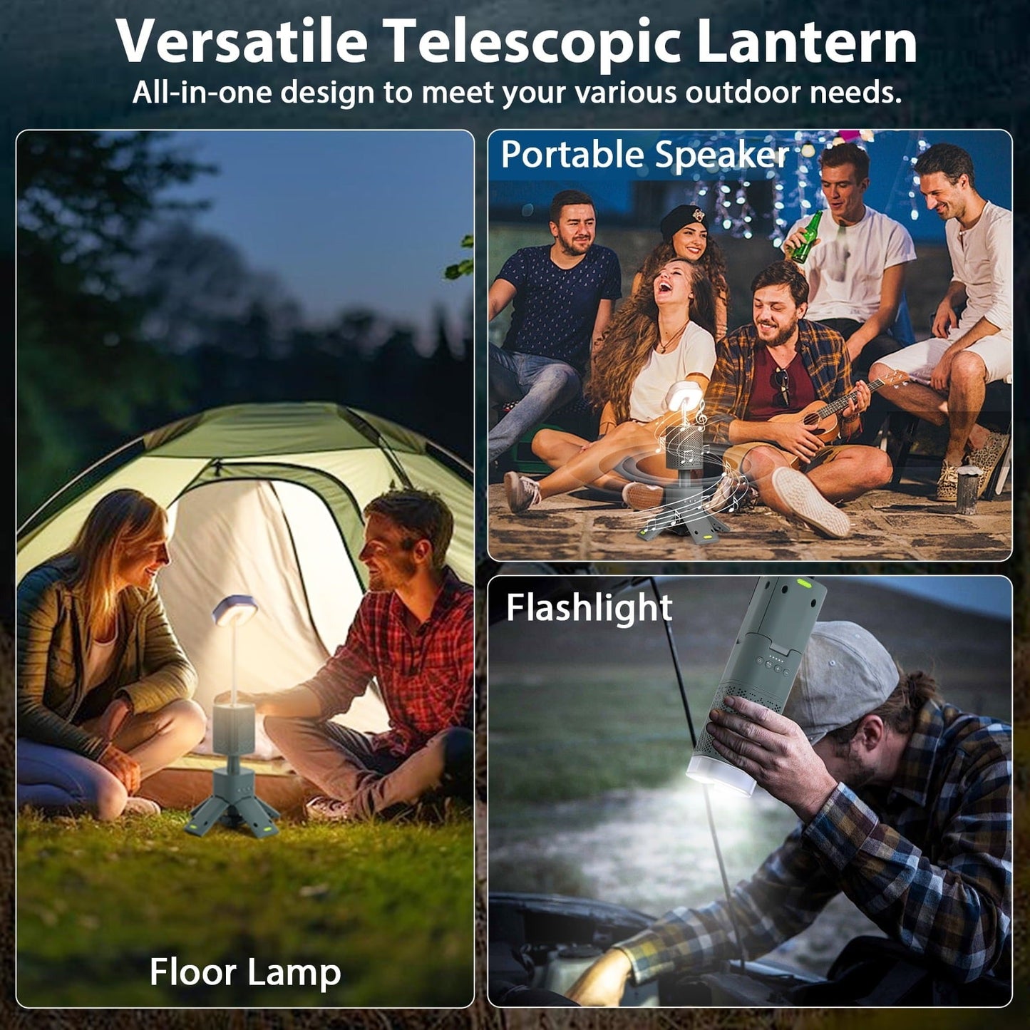 Telescopic Camping Lights