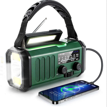 10,000mAh Emergency Crank & Solar Weather Radio