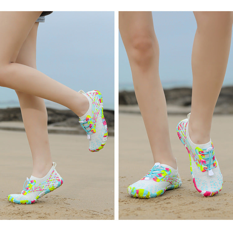 Stepedia Womens Water Shoes New Beach Hiking Water Shoes Swimming Climbing Shoes Five-Toe Men and Women Fitness Outdoor Sports Shoes
